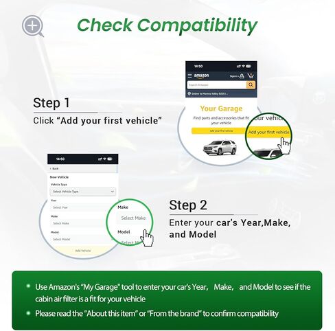 Cabin & Engine Air Filter Set for ENCORE GX (2020-2025), ENVISTA (2024-2026), TRAILBLAZER (2021-2026), TRAX (2024-2025), Replace CP966, CF11966, 42712666 in Kuwait