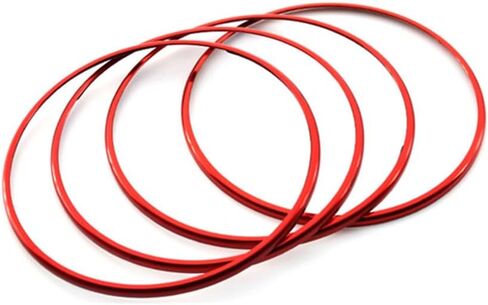 Red Door Stereo Audio Speaker Horn Circle Ring Loudspeaker Cover Trim Compatible with C Class C250 C300 C350 W205 E Class W213 GLC Class GLC250 GLC300 in Saudi Arabia