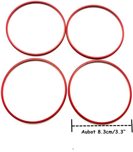 Red Door Stereo Audio Speaker Horn Circle Ring Loudspeaker Cover Trim Compatible with C Class C250 C300 C350 W205 E Class W213 GLC Class GLC250 GLC300 in Saudi Arabia