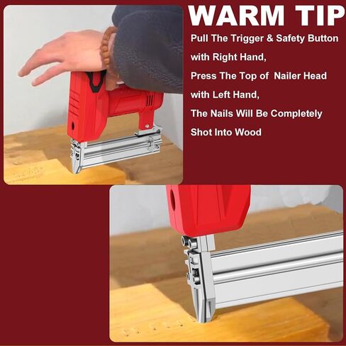 Pneumatic Brad Nailer, Nail Gun, Accepts 18 Gauge 3/8 to 2 Inch Brad Nails in Kuwait