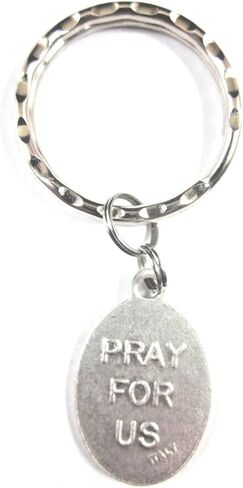 VPP St Rocco (Rock Roch) Medal Italy Key Ring Gift Box Prayer Card in Kuwait