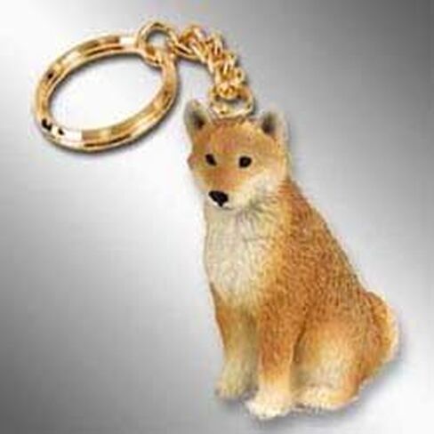 Conversation Concepts Shiba Inu Keychain - مصنوعة من الراتنج - كبيرة، حكيم in Saudi Arabia
