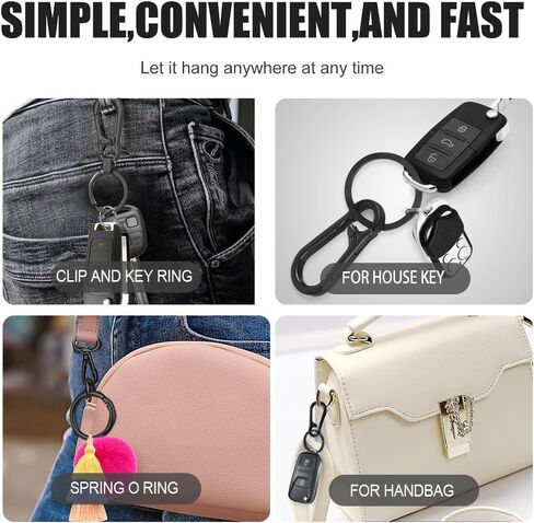 Metal Keychain Key Ring Holder, Key Organizer for Home and Car Keys, Durable Key Clip for Men and Women in Saudi Arabia