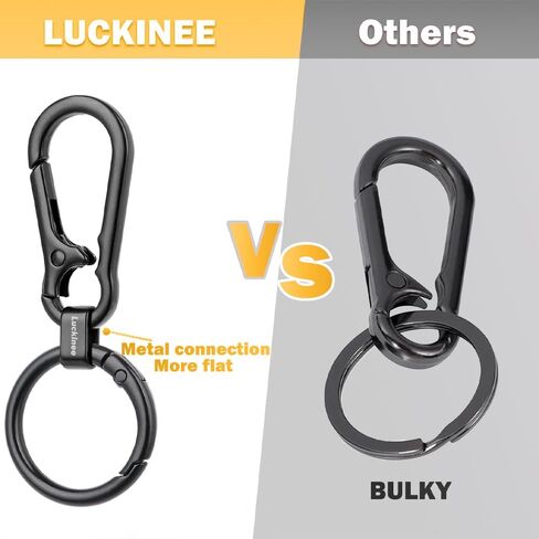 Metal Keychain Key Ring Holder, Key Organizer for Home and Car Keys, Durable Key Clip for Men and Women in Saudi Arabia