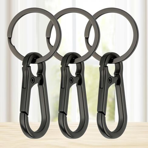 Metal Keychain Key Ring Holder, Key Organizer for Home and Car Keys, Durable Key Clip for Men and Women in Saudi Arabia