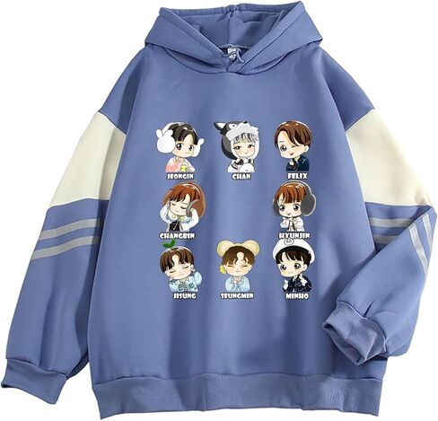 Babyhealthy Bangchan هوديي فيليكس البلوز Hyunjin Minho Seungmin المشجعين معطف بقلنسوة قميص Merch للنساء in Kuwait