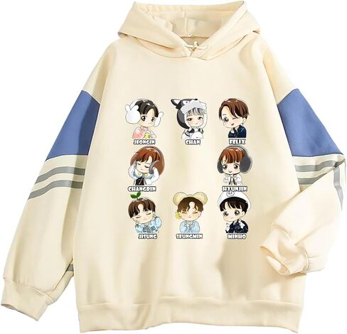 babyhealthy Bangchan Hoodie Felix Sweatshirt Hyunjin Minho Seungmin Fans Hooded Sweater Shirt Merch for Women in Saudi Arabia