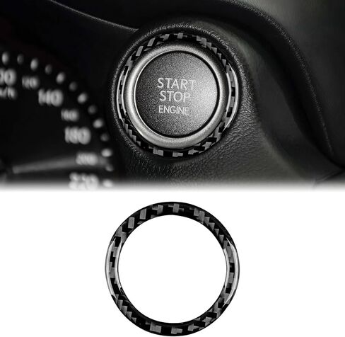 Real Carbon Fiber Steering Wheel Button Frame Covers - for Lexus is 2013-2019, Carbon Fiber Accessories for Lexus IS250 IS350 IS300h IS200t IS300 (Include F Sport, Non-Cutout Style, Black) in Saudi Arabia