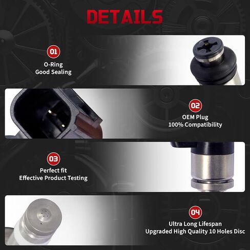 حاقن الوقود يناسب/Honda Civic 2016-2021، Accord 2018-2021، CR-V 2017-2021، L4 1.5L Gas، OE 160105PA305 16016 06160-5PA-305 061605PA305 1601059B315 16010-59ب-315 in Kuwait