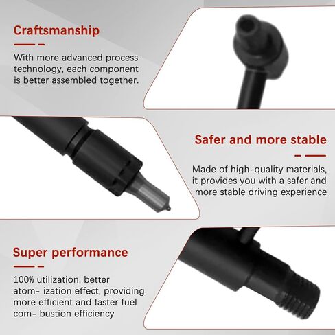 4pcs Fuel Injectors Fit for Yanmar 3TNV84 3TNV88 4TNV84 4TNV88 TK486V Series Engine 729004-53101 in Saudi Arabia