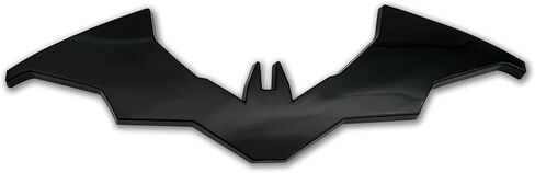 Officially Licensed DC Comics The Batman Movie Bat Symbol Blackout Automotive-Grade 3D Contour Acrylic Superhero Emblem for Cars, Trucks, and All Auto | Weatherproof Universal Fit at 4.8" x 1.5" in Kuwait