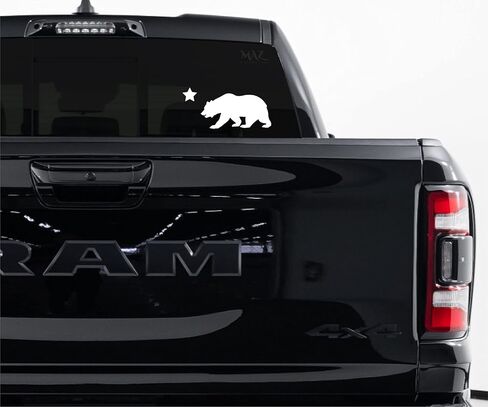 توزيعات MAZ - ملصق كارتون United Cali Bear - ملصق فينيل للكمبيوتر المحمول - ملصق مقاوم للماء قابل للإزالة لزجاجة الماء - قابل للاستخدام الداخلي والخارجي لصندوق البريد - سهل الاستخدام للسيارة والشاحنة والحقيبة - MAZ 400 in Saudi Arabia