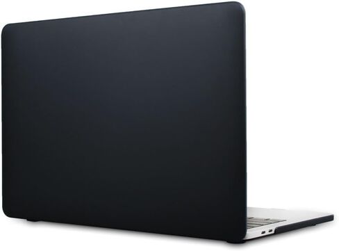 حافظة من البلاستيك الصلب غير اللامع ذات ملمس ناعم للغاية لجهاز MacBook Pro 2016 مقاس 13 بوصة مع مستشعر ID باللمس - A1706/A1708. الموديل. أسود غير لامع in Saudi Arabia