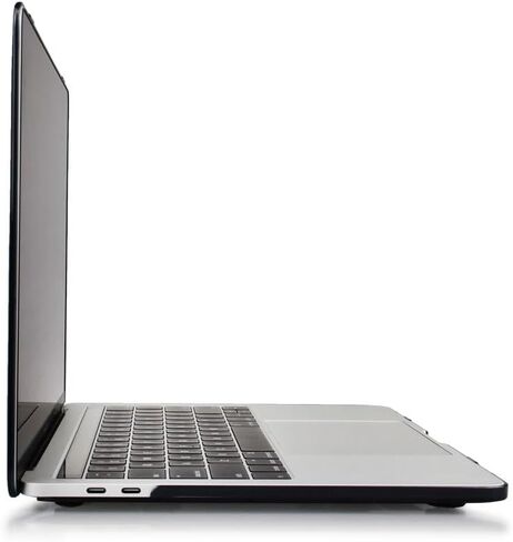 حافظة من البلاستيك الصلب غير اللامع ذات ملمس ناعم للغاية لجهاز MacBook Pro 2016 مقاس 13 بوصة مع مستشعر ID باللمس - A1706/A1708. الموديل. أسود غير لامع in Saudi Arabia