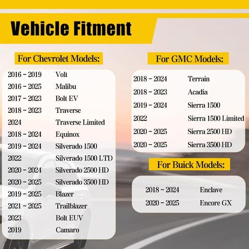 جانب سائق مفتاح نافذة الطاقة متوافق مع شيفروليه سيلفرادو 1500 19-24، من أجل Blazer & Trailblazer 19-25، من أجل GMC Sierra 1500 19-24 مفتاح رئيسي لنافذة الطاقة استبدال 84699725 in Kuwait