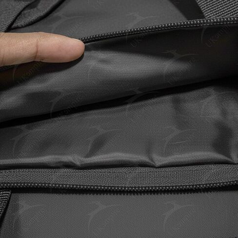 Masonic Scottish Rite 32 Degree Double Eagle Wings Down Black Tote Bag Gold Printed, Lightweight with Hand & Shoulder Carry in Kuwait