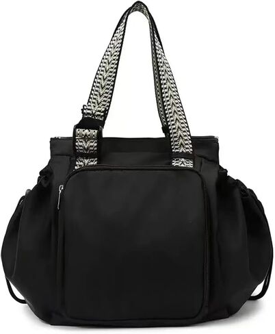 حقيبة حمل متعددة الجيوب، حقيبة يد سفر من قماش أكسفورد، 15 جيبًا، قابلة للتحويل إلى حقيبة ظهر، كتف، للاستخدام اليومي والأمهات in Kuwait