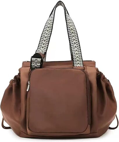Multi-Pocket Tote Bag, Oxford Fabric Travel Handbag,15 Pockets, Convertible to Backpack 、Shoulder, for Daily Use and Moms in Saudi Arabia