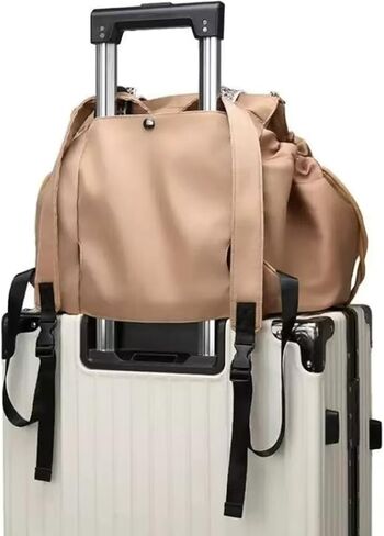 Multi-Pocket Tote Bag, Oxford Fabric Travel Handbag,15 Pockets, Convertible to Backpack 、Shoulder, for Daily Use and Moms in Saudi Arabia