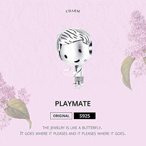 Christmas Charms 925 Sterling Silver Love Family Charm Happy Birthday Charms for Bracelet Necklace (B Charms) in Kuwait