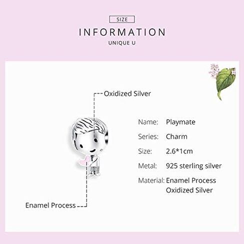 Christmas Charms 925 Sterling Silver Love Family Charm Happy Birthday Charms for Bracelet Necklace (B Charms) in Kuwait