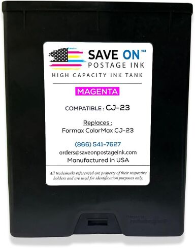 Save On Postage Ink, (2-Pack Memjet Ink Cartridge Compatible Formax CJ-23 | Memjet Ink Compatible HI-Cap Magenta Ink Tank for ColorMax7 and ColorMax8 | 2 Pack in Saudi Arabia