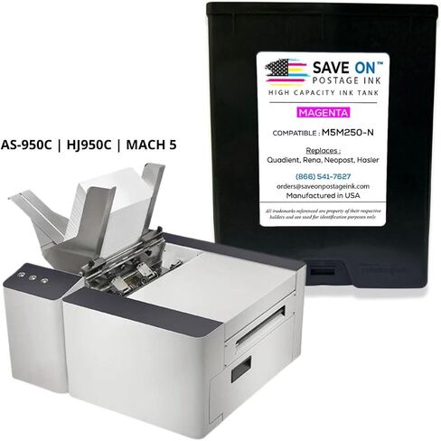 Save On Postage Ink, (2-Pack Memjet Ink Cartridge Compatible Formax CJ-23 | Memjet Ink Compatible HI-Cap Magenta Ink Tank for ColorMax7 and ColorMax8 | 2 Pack in Saudi Arabia