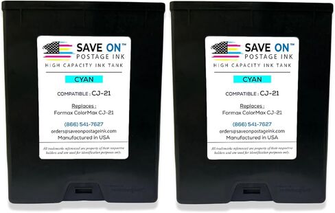 Save On Postage Ink, (2-Pack Memjet Ink Cartridge Compatible Formax CJ-23 | Memjet Ink Compatible HI-Cap Magenta Ink Tank for ColorMax7 and ColorMax8 | 2 Pack in Saudi Arabia