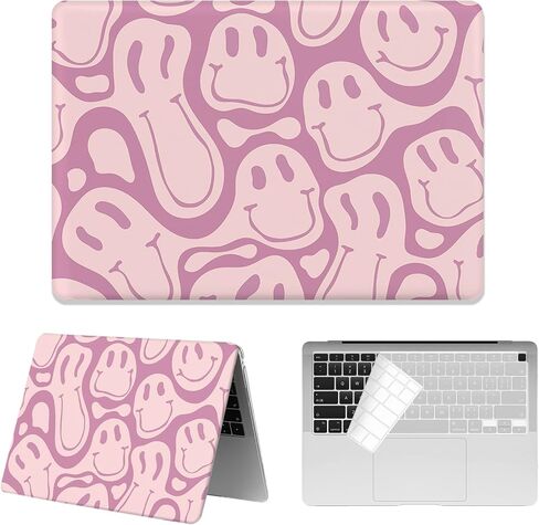 حافظة كمبيوتر محمول متوافقة مع جهاز MacBook Air 13 بوصة من Watbro إصدار 2020 2019 2018 إصدار A2337 M1/A2179/A1932، حافظة بنمط حديث من السبعينيات، مناسبة لجهاز MacBook Air 2020 مع معرف اللمس in Kuwait