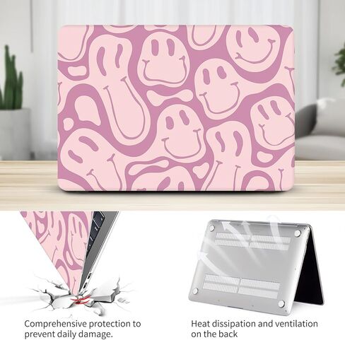 حافظة كمبيوتر محمول متوافقة مع جهاز MacBook Air 13 بوصة من Watbro إصدار 2020 2019 2018 إصدار A2337 M1/A2179/A1932، حافظة بنمط حديث من السبعينيات، مناسبة لجهاز MacBook Air 2020 مع معرف اللمس in Kuwait