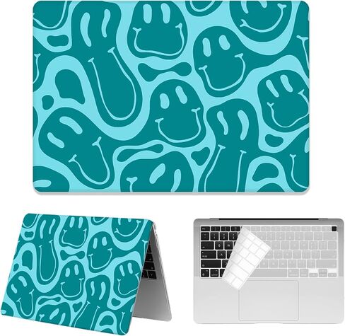 حافظة كمبيوتر محمول متوافقة مع جهاز MacBook Air 13 بوصة من Watbro إصدار 2020 2019 2018 إصدار A2337 M1/A2179/A1932، حافظة بنمط حديث من السبعينيات، مناسبة لجهاز MacBook Air 2020 مع معرف اللمس in Saudi Arabia