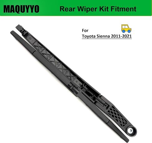 Rear Windshield Wiper Arm Blade Set Replacement for Toyota Sienna 2011-2021, MAQUYYO Rear Windshield Wiper Blade Arm Kit Replace 8524208020 in Kuwait