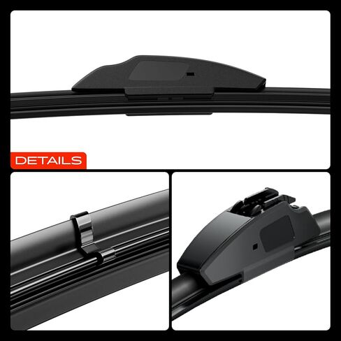 A-Premium 26"+16" Windshield Wiper Blades Compatible with Nissan Murano 2009-2014, Leaf 2011-2024, Kicks 2017-2024 - Hook Connector, with Wear Indicator & Towel, Left and Right (Pack of 2) in Saudi Arabia