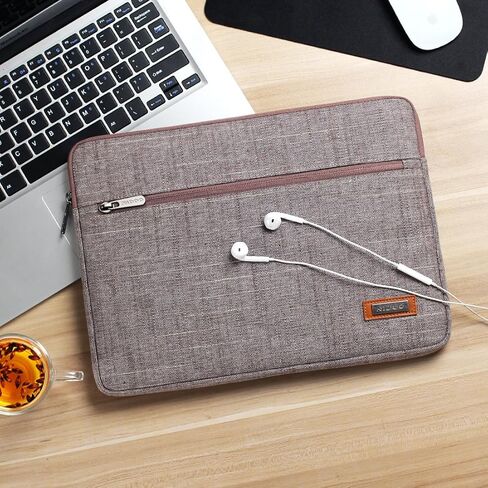 NIDOO 11 Inch Water-Resistant Laptop Sleeve Case Protective Bag Portable Pouch for 12.9" iPad Pro 2018/13" MacBook Air 2018/13" MacBook Pro 2016-2018/12.3" Surface Pro 7/12" Galaxy Book2, Rosybrown in Kuwait