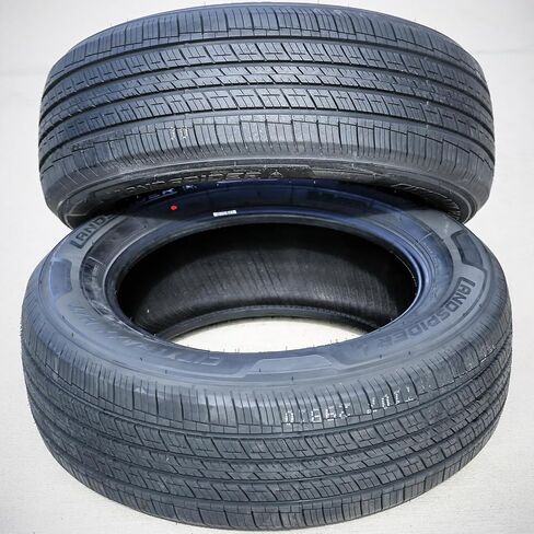 Set of 2 (TWO) Landspider Citytraxx H/T All-Season Passenger Car Highway Radial Tires-215/65R17 215/65/17 215/65-17 99H Load Range SL 4-Ply BSW Black Side Wall UTQG 480AA in Saudi Arabia