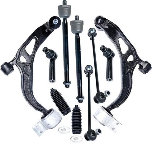 10pc Control Arm Tie Rod End Links Suspension Kit compatible with 2011-2017 Ford Explorer 2013-2015 Ford Police Interceptor Utility in Kuwait