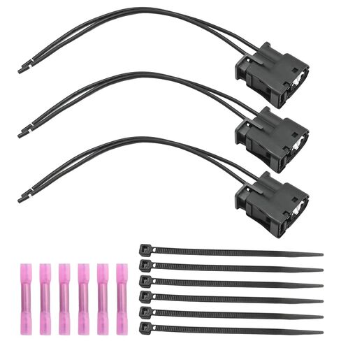 3 Pack 7283-8226-30 Ignition Coil Connector Plug with Wiring Harness, Replacement for Lexus IS300 GS300 SC300, Replaces 90980-11246 in Saudi Arabia