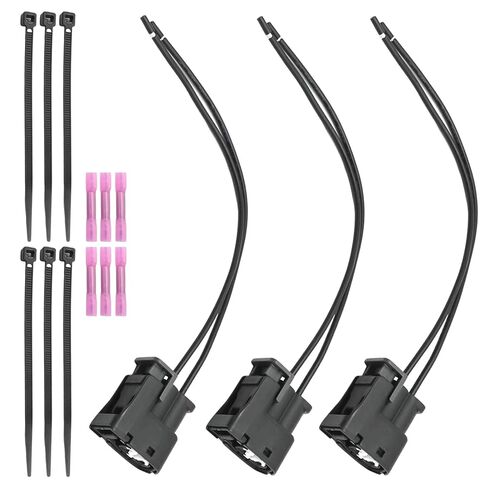 3 Pack 7283-8226-30 Ignition Coil Connector Plug with Wiring Harness, Replacement for Lexus IS300 GS300 SC300, Replaces 90980-11246 in Saudi Arabia