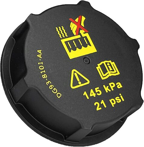 DG93-8101-AA Radiator Coolant Reservoir Cap for Ford Focus Mustang Fusion Escape F150 F250 F350 F450 F550 F600 Fiesta Bronco Edge Ranger Expedition Explorer Transit Lincoln Aviator MKZ MKC MKX in Kuwait