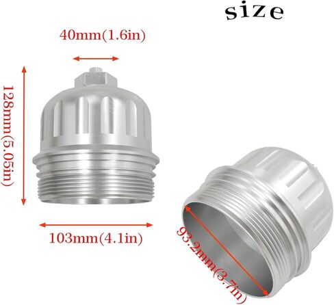 Billet Fuel Filter Housing Cap Compatible with 2017-2019 Chevy/GMC 6.6L L5P Duramax Diesel 134001 2500HD 3500HD, OE #: 134001 in Kuwait