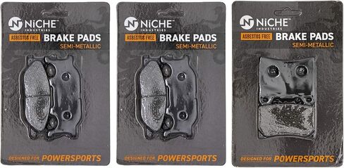 NICHE Brake Pad Set for Yamaha V Star 1100 3XF-W0045-50-00 5VU-25805-00-00 Front Rear Semi-Metallic in Kuwait