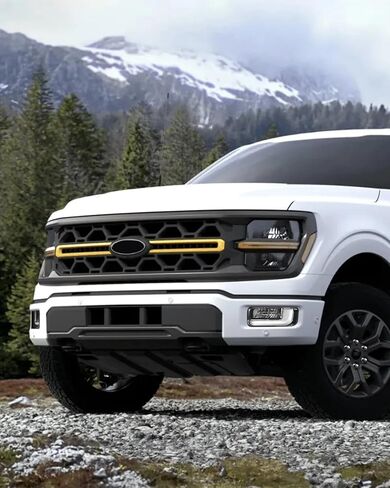 مصباح ضباب KEWISAUTO OEM مع DRL لـ 2024 2025 Ford F150، مصباح ضباب LED على الجانب الأيسر للسائق ضوء النهار للجري لـ Ford F-150 Lariat/King Ranch/Platinum 2024-2025، استبدال #RL3Z15201A in Saudi Arabia