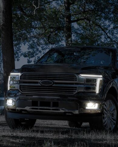 مصباح ضباب KEWISAUTO OEM مع DRL لـ 2024 2025 Ford F150، مصباح ضباب LED على الجانب الأيسر للسائق ضوء النهار للجري لـ Ford F-150 Lariat/King Ranch/Platinum 2024-2025، استبدال #RL3Z15201A in Saudi Arabia
