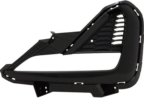 For Kia Optima 2016 2017 2018 2019 2020 Fog Light Bezel Passenger Side | Air Inlet Finisher | Gloss Black | Made Of Polypropylene Plastic | Replacement For KI1039132 | 191275515082, 86594D5500 in Saudi Arabia