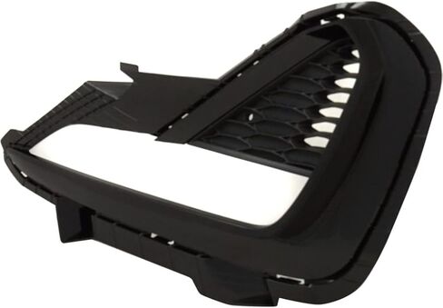 For Kia Optima 2016 2017 2018 2019 2020 Fog Light Bezel Passenger Side | Air Inlet Finisher | Gloss Black | Made Of Polypropylene Plastic | Replacement For KI1039132 | 191275515082, 86594D5500 in Saudi Arabia