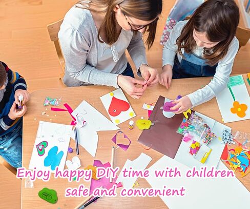 قطاعة صندوق سحابية قابلة للسحب، 6 قطع صغيرة متعددة الاستخدامات وفتاحة أظرف وقطاعة ورق، فتاحة عبوات صغيرة مع فتحة سلسلة مفاتيح للمكتب والمنزل والمدرسة والقرطاسية DIY الحرف اليدوية بألوان قوس قزح in Kuwait