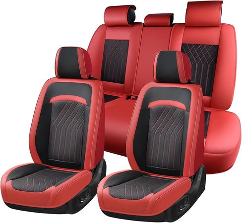 FLORICH Car Seat Covers Front Seat, Leather Seat Covers for Cars, Waterproof Car Seat Protector Breathable, Front Seat Covers for Cars, Automotive Seat Covers Universal Fit for Most SUV Pick-up Truck in Kuwait