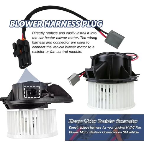 1575221 22957044 15887352 Blower Motor Wiring Harness, 14" Blower Motor Resistor Connector for 2007-2014 Gmc Sierra 3500 in Saudi Arabia