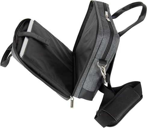 Laptop Messenger Bag for 10 to 13 Inch Laptops and Tablets, Business Briefcase with Top Handle and Shoulder Strap in Kuwait