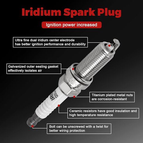Ignition Coil pack UF549 and Iridium Spark Plug 9029 Set of 4 Compatible with Sentra Altima Versa Rogue Cube Urvan Frontier March NP300 QX60 Q70 FX50 M56 in Kuwait